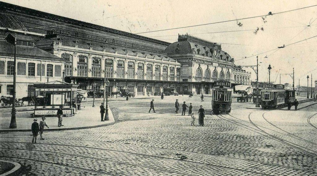 gare des Brotteaux carte postale