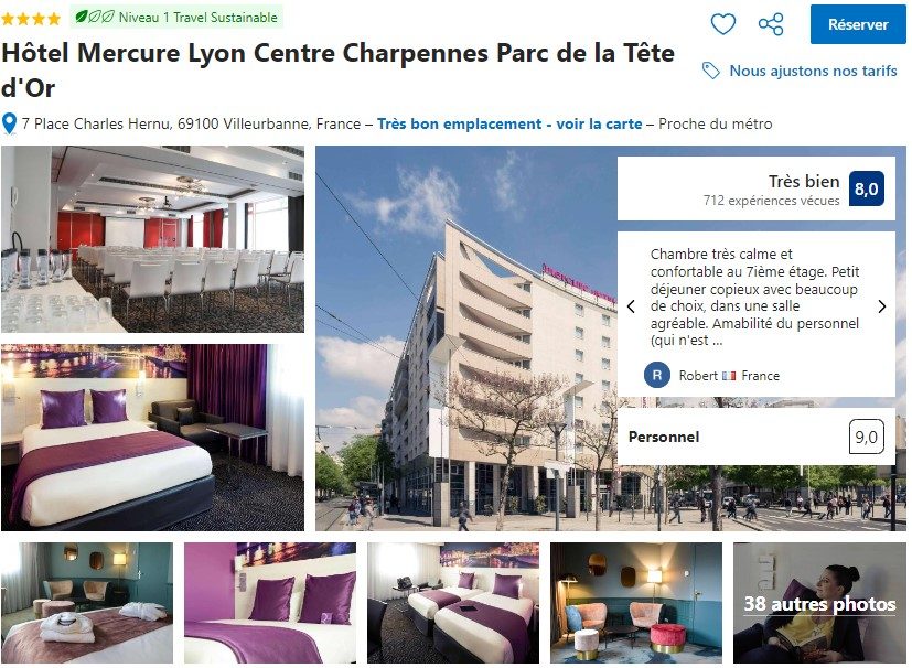 hôtel mercure lyon