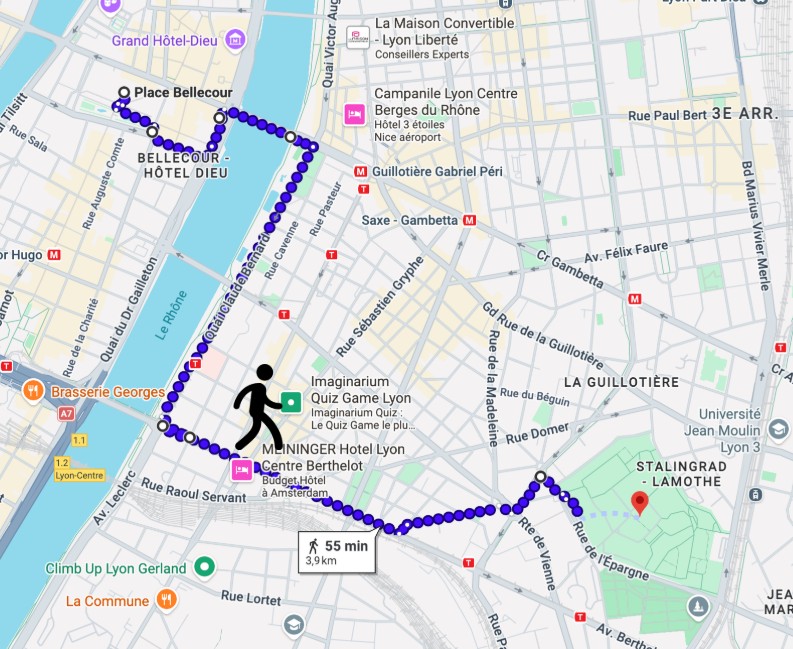 parcours de la marche pour jésus à lyon 2026