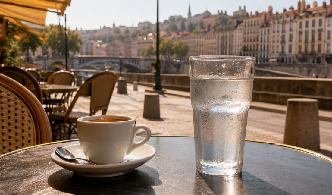 canicule lyon boire du café ou de l'eau