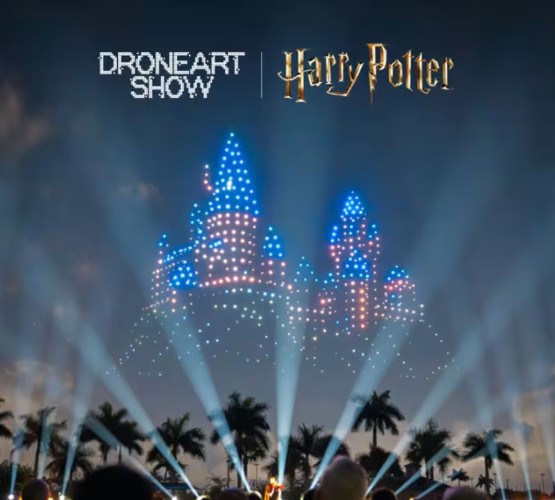 drone art show harry potter lyon parilly