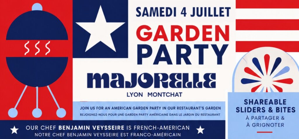garden party restaurant majorelle lyon 2026