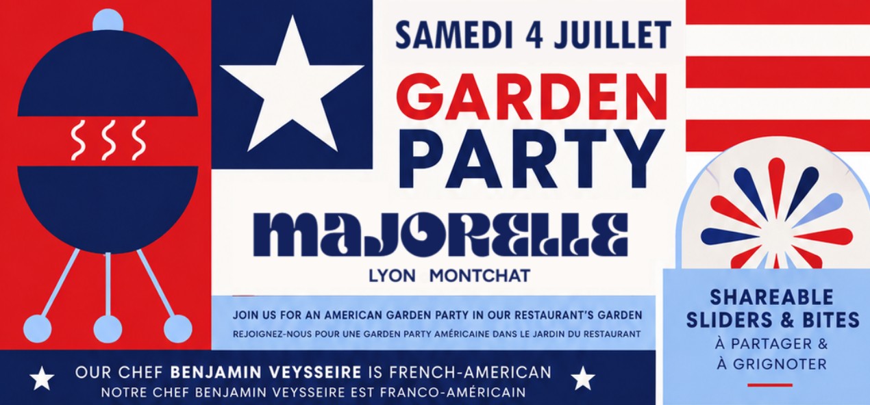 garden party restaurant majorelle lyon 2026